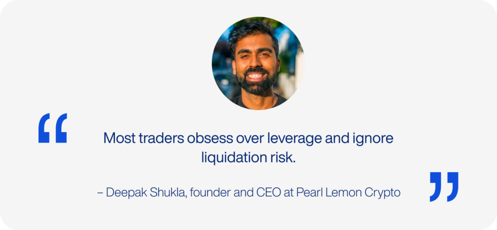 quote on leverage from Deepak Shukla